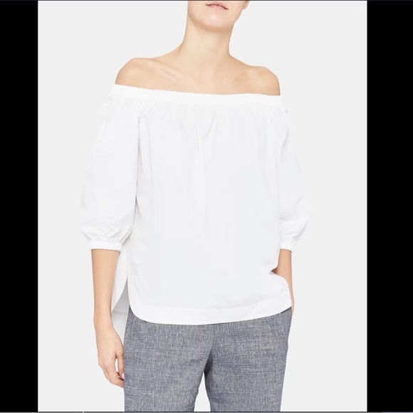 Rag & Bone white cotton blouse - Picture 1 of 6